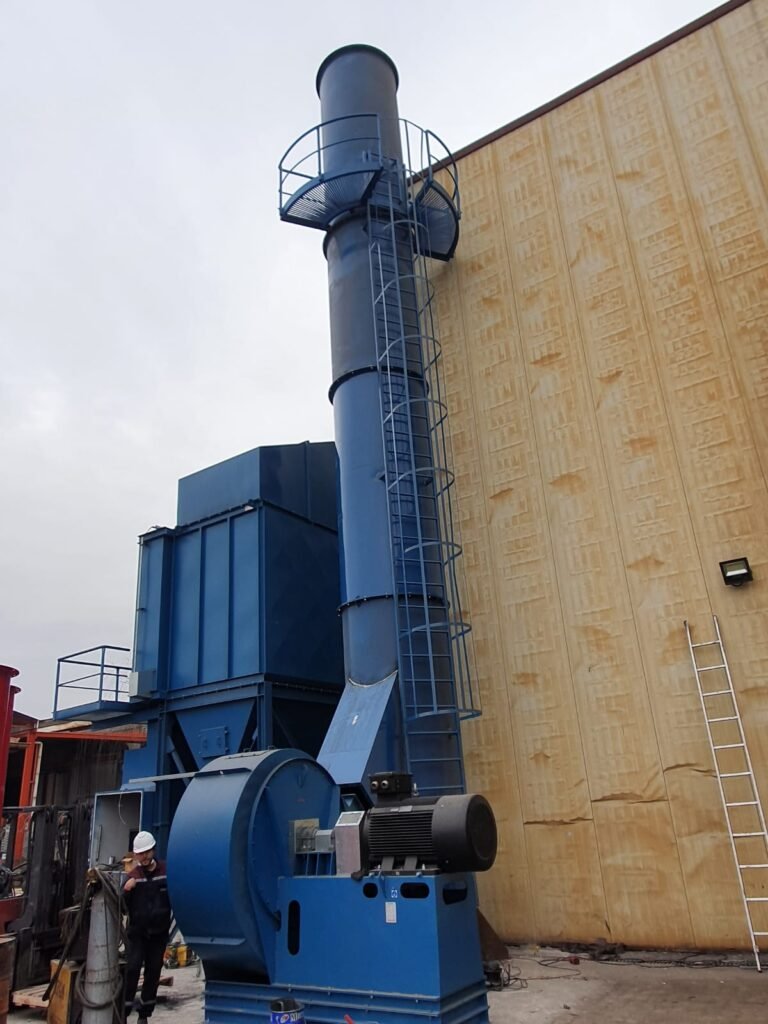 Fabrika tipi merkezi toz toplama sistemleri kurulumu