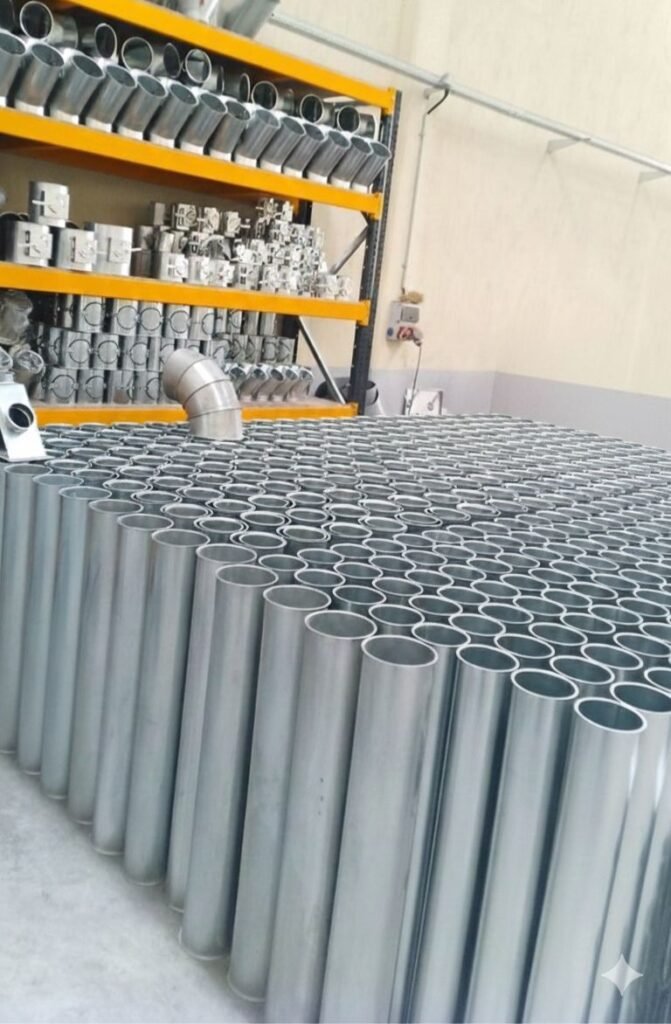 Aktaş Havalandırma endüstriyel akış borusu modelleri