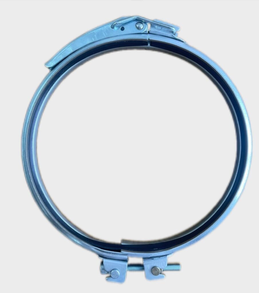 Aktaş Havalandırma yüksek sızdırmazlık garantili galvaniz mandallı contalı kelepçe modeli